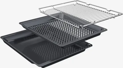 Bosch HBG578BS3 Serie 6, Einbau-Backofen 60 x 60cm, Pyrolyse-Selbstreinigung