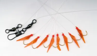 Produktbild von Behr Heringssystem Heringsvorfach 8 Haken Gr. 6 rot