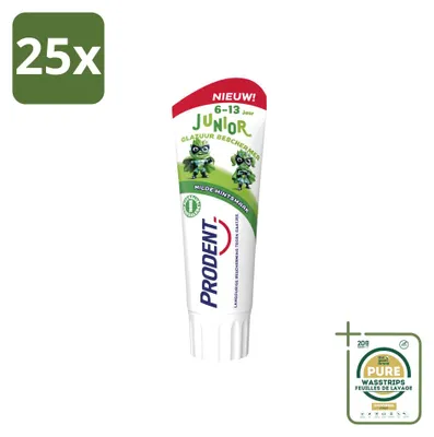 Produktbild von 25 x Prodent Kindertandpasta Glazuurbeschermer 6+ - 75 ml - Vorratspackung - 25 Stücke
