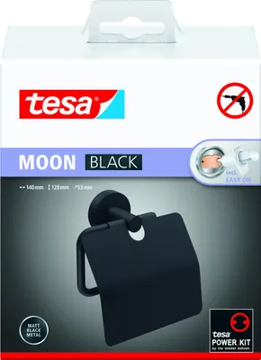 Produktbild von Tesa Toilettenpapierhalter MOON schwarz
