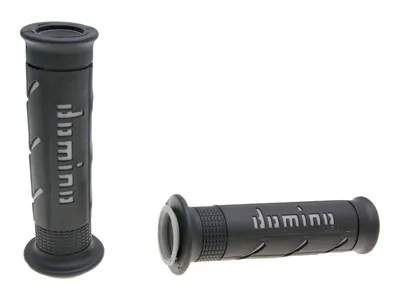 Produktbild von Domino Griffe Satz A250 On-Road schwarz/grau mit offenen Enden