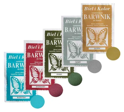 5 x 10g Batikfarbe Textilfarbe Stofffarbe Farbmix 1