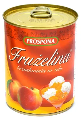 Zdjęcie produktu dla Frużelina Brzoskwinia 380 g Prospona