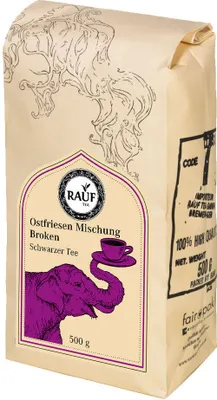 Produktbild von Rauf Tee Schwarzer Tee Ostfriesen Mischung Broken