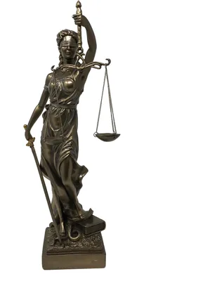 Image de Grande figurine décorative Justitia - Déesse de la justice