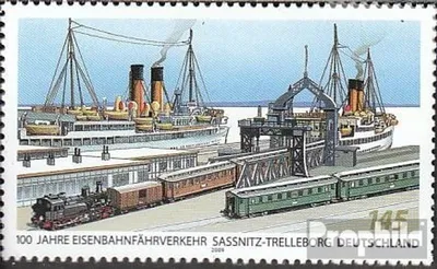 Produktbild von Briefmarken BRD (BR.Deutschland) 2009 Mi 2746 (kompl.Ausg.) gestempelt Eisenbahnfährverkehr