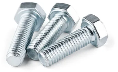 Produktbild von 10 Stück Sechskantschrauben DIN 933 ISO 4017 galv. verzinkt 8.8 Maschinenschraube M3x25mm