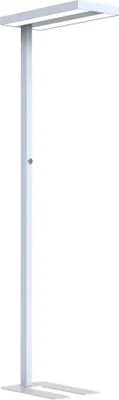 Produktbild von LED Stehleuchte Lara Silber Up & Down 2 x 40W 8800lm Neutralweiß 4000K UGR<17 dimmbar + Bewegungssensor + Tageslichtsensor