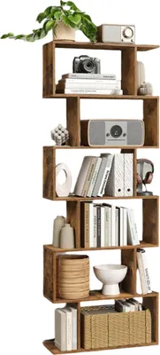 Produktbild von 6-stufiges Bücherregal – Raumteiler – maximaler Stauraum – 70 x 24 x 190,5 cm
