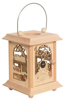 Zdjęcie produktu dla Latarnia stołowa kolejowa z wkładem szklanym WxHxtD 12x17x12cm NOWOŚĆ