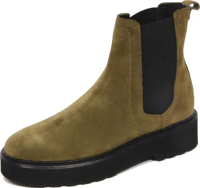 Produktbild von G2796 tronchetto donna TOD'S grün Wildleder Stiefelette Frau