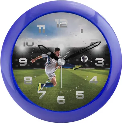 Produktbild von EUROTIME Kinderquarzwecker Fußball