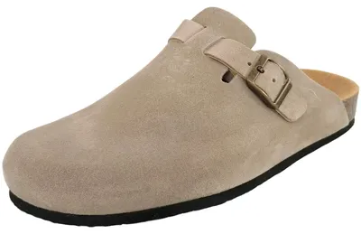 Produktbild von Natural World Uma Uni Pantoffel mit EVA-Sohle Taupe (Crudo), 7044-709 - Gr. 45