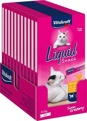 Produktbild von Vitakraft Cat Liquid Snack Kip & Taurin
