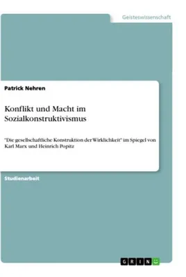 Produktbild von Konflikt und Macht im Sozialkonstruktivismus