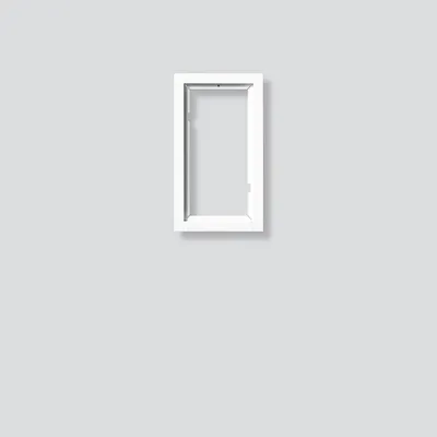 Produktbild von Siedle KR 611-2/1-0 W - Weiß - Polycarbonat - 131 mm - 15 mm - 231 mm (200016401-00)