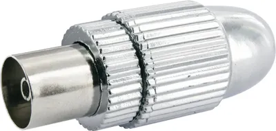 Produktbild von Schwaiger KST25 531, F-Typ, IEC169-2, Weiblich, Silber, Metall, 1 Stück(e)