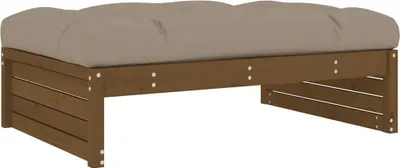 Produktbild von vidaXL Gartenhocker Honigbraun 120x80 cm Massivholz Kiefer