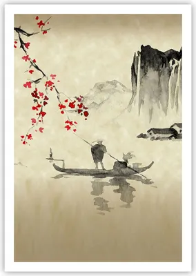 Produktbild von Poster - Poster ohne Rahmen - Blume Kirschen Japan - 70x100 cm - Wand Bild - Wanddeko - Wandbilder - Kunstposter - Wandposter - Bilder - Kunstdruck - Wanddekoration - Wandbild - P2XPA70x100-5020