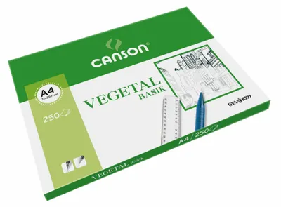 Productafbeelding van Canson Basik plantpapier, A4, 90 g/m², 210 x 297 mm