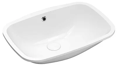 Produktbild von NUVO Unterbau Keramik-Waschtisch, 55x38cm, Weiß