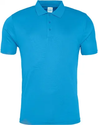 Produktbild von Just Cool JC021 | Herren Cool Smooth Polo / UV-Schutzfaktor 30+ - Farbe: Sapphire Blue - Größe: XS