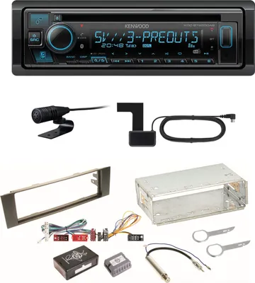 Produktbild von Kenwood KDC-BT950DAB Bluetooth Digitalradio CD Einbauset für Audi A3 8P 8PA