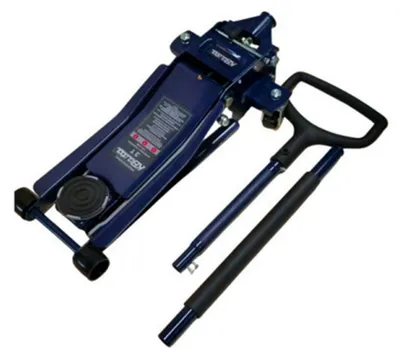Immagine prodotto di Cric idraulico 3t ribassato 75-505mm – sollevatore per auto con ruote orientabili – nero, Kb Global