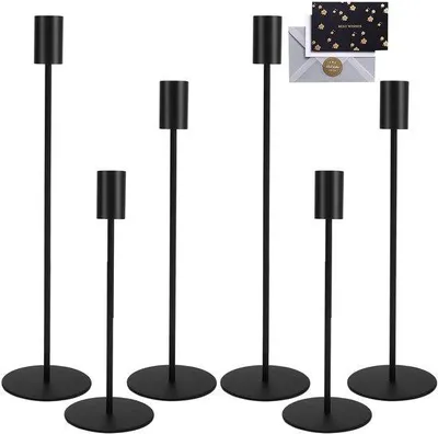 Immagine prodotto di Lampada decorativa vintage nera, elegante lampada decorativa per feste, matrimoni, decorazioni da tavola e decorazioni per la casa