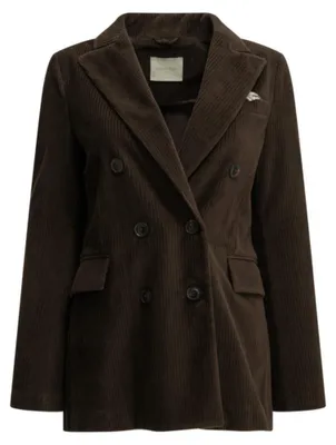 Image de CIRCOLO 1901 blazer en coton femme marron - 40