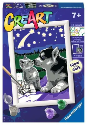 Productafbeelding van Ravensburger Creart Serie E Classic - Vrienden voor altijd 20212