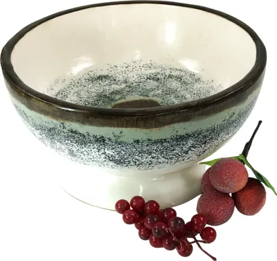 Produktbild von Obstschale, Dekoschale, Schüssel aus Kokosholz - Design 1, Braun, 16*34*34 cm, Schalen