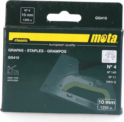 Image de Agrafes Mota 10mm N°4 Agrafes Robustes Pour Agrafeuses N°4 - Mota Herramientas