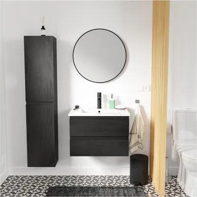 Immagine prodotto di Mobile semplice + rubinetto + specchio + colonna SORRENTO