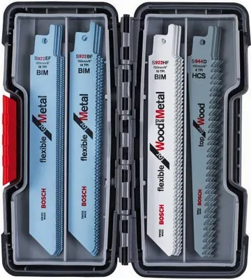 Zdjęcie produktu dla Bosch 2607010902 Bosch Säbelsägeblatt-Set mit Box Top Seller Wood/Metal 20.tl