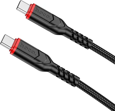 Image de Câble HOCO type C vers type C PD QC 3A 60W X59 1 m noir