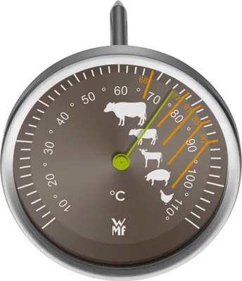 Productafbeelding van Analoge vleesthermometer 6,3 cm voor het meten van de kerntemperatuur