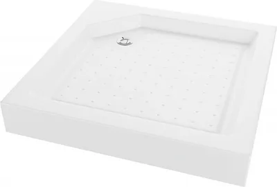 Produktbild von Mexen Rio Quadratische Duschwanne 90 x 90 cm, Weiß - 45109090