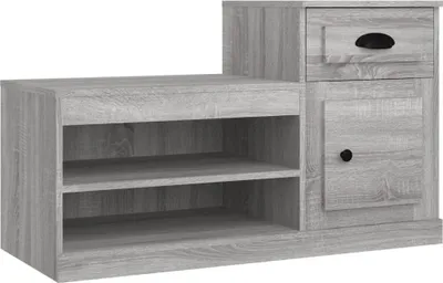 Obrázek produktu pro vidaXL Botník Grey Sonoma 100x42x60 cm Dřevěný materiál