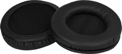 Produktbild von vhbw 2x Ohrpolster kompatibel mit Sennheiser HD215, HD225 Kopfhörer Headset, Polyurethan Schwarz