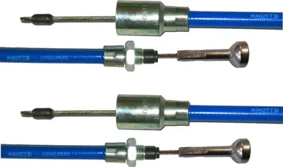 Produktbild von 2 Stück - Knott Bremsseil  - Schnellmontage - 980207.06 - HL 730 mm - GL 920 mm -- Nirosta