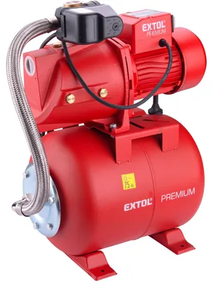 Produktbild von Hauswasserpumpe Extol Premium (8895095) Jet mit Drucktank, 750W, 5270l/Stunde