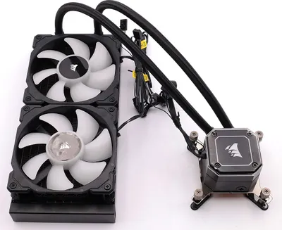 Produktbild von Corsair iCUE H100i ELITE CAPELLIX CPU-Flüssigkeitskühlung (LED-Steuerung)