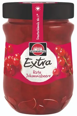 Image de Schwartau Extra groseille rouge à tartiner pour le petit déjeuner 340g