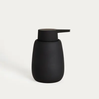 Zdjęcie produktu dla HOMLA Dozownik ALMERI ceramiczny czarny 8,7x13,8 cm