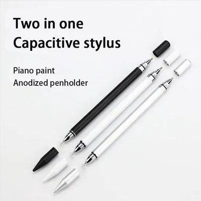 Produktbild von Universal styluspen für alle Tablets mit Schreibfunktion, ideal für Xiaomi, Huawei, Microsoft (Silber)