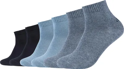 Produktbild von s.Oliver Kurzsocken Originals Basic 6er Pack smoked blue 39-42
