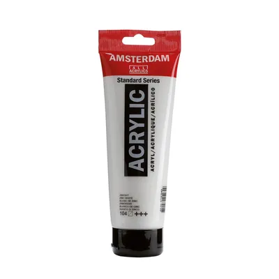 Obrázok produktu pre Amsterdam 17091042, Biela, Akrylová farba, 120 ml