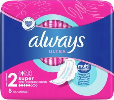 Produktbild von Always Ultra Binden mit Flügeln 8 Stk.