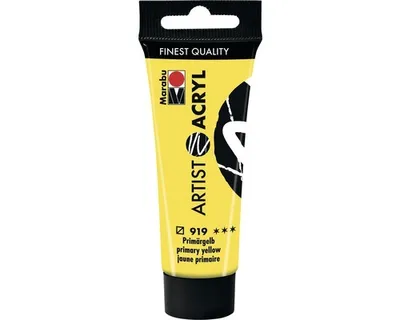 Obrázok produktu pre Marabu akrylová farba Artist acrylic primary yellow 919 22 ml